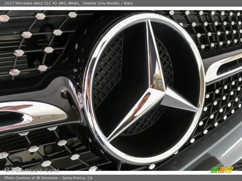 Selenite Grey Metallic / Black 2017 Mercedes-Benz GLC 43 AMG 4Matic