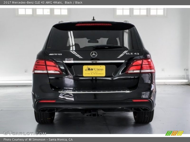 Black / Black 2017 Mercedes-Benz GLE 43 AMG 4Matic
