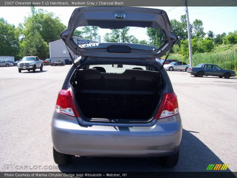 Medium Gray / Charcoal Black 2007 Chevrolet Aveo 5 LS Hatchback