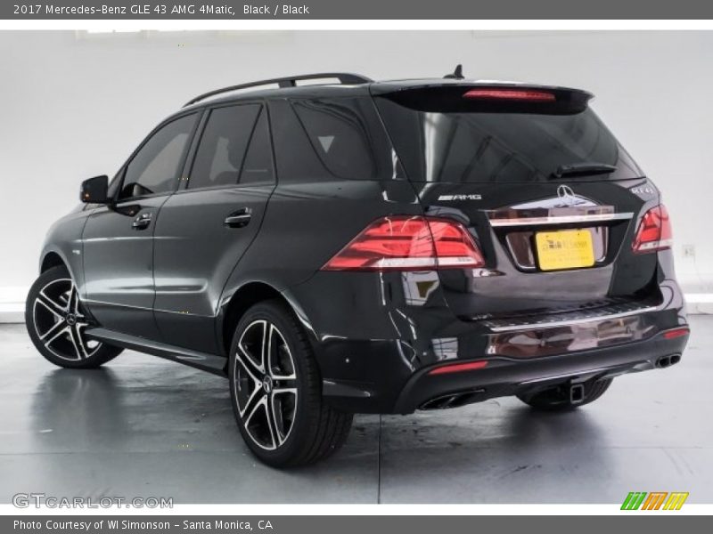 Black / Black 2017 Mercedes-Benz GLE 43 AMG 4Matic