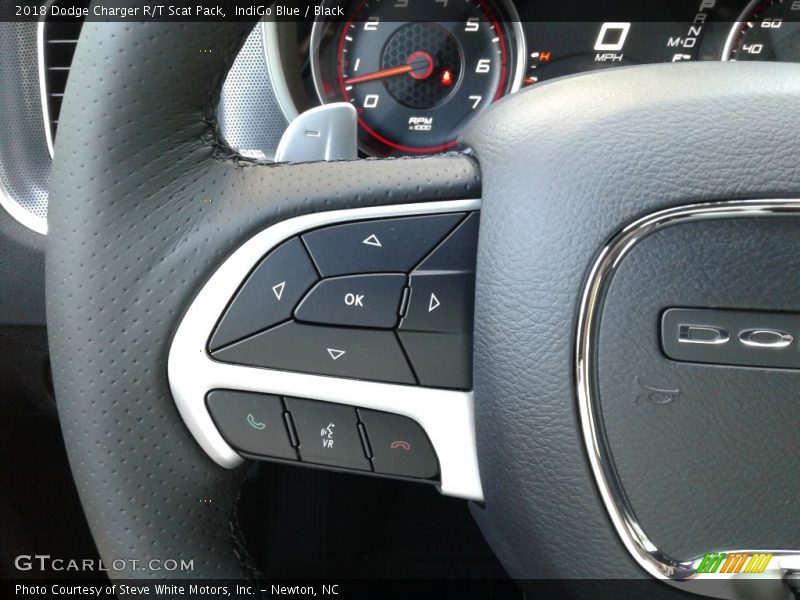 IndiGo Blue / Black 2018 Dodge Charger R/T Scat Pack
