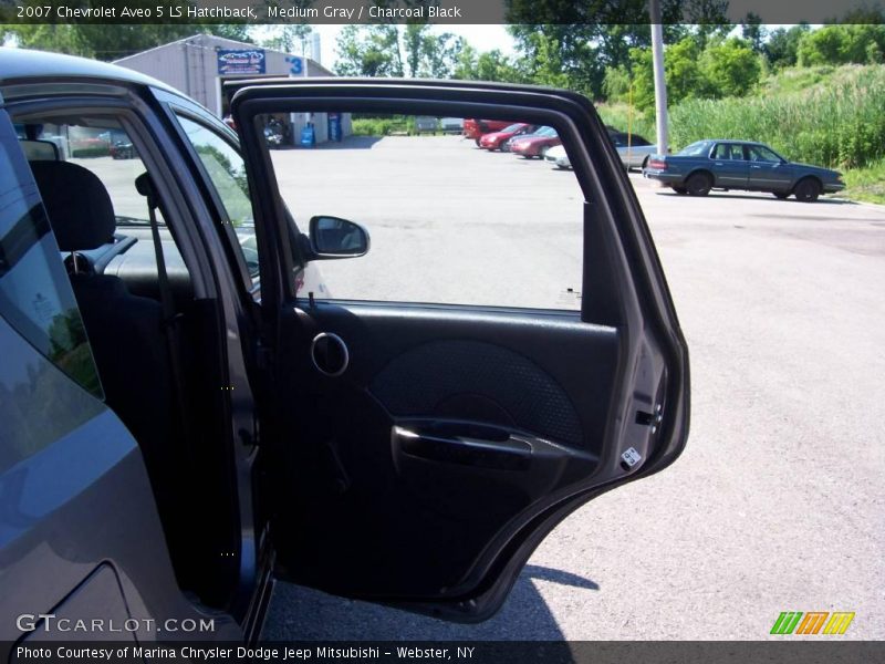Medium Gray / Charcoal Black 2007 Chevrolet Aveo 5 LS Hatchback
