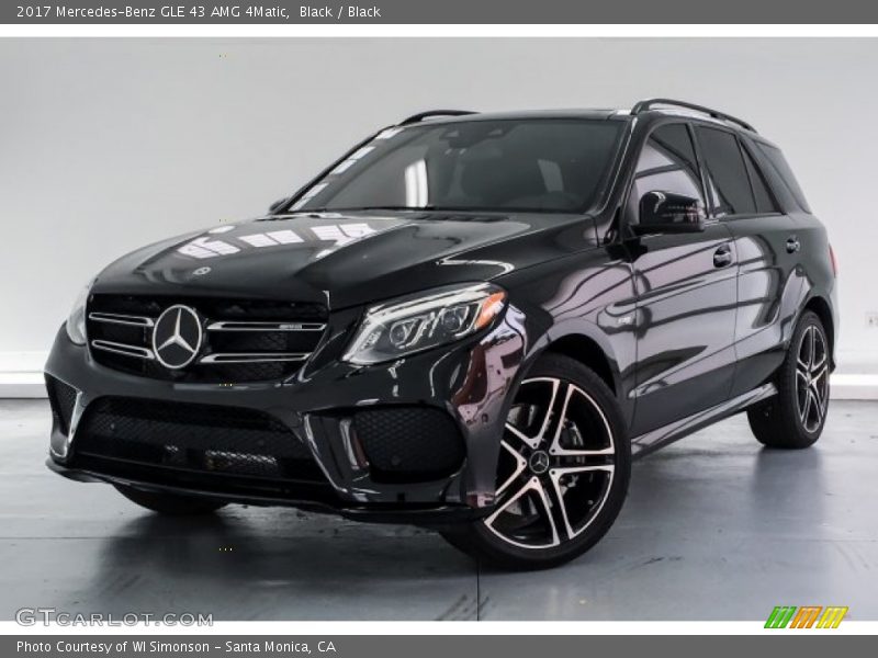 Black / Black 2017 Mercedes-Benz GLE 43 AMG 4Matic