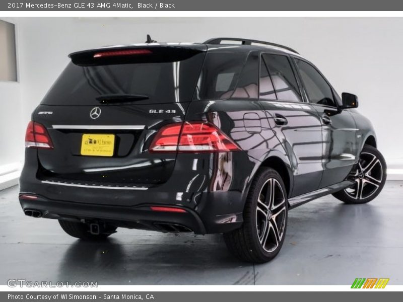 Black / Black 2017 Mercedes-Benz GLE 43 AMG 4Matic