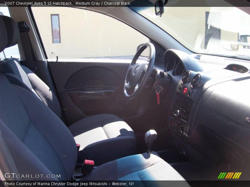 Medium Gray / Charcoal Black 2007 Chevrolet Aveo 5 LS Hatchback