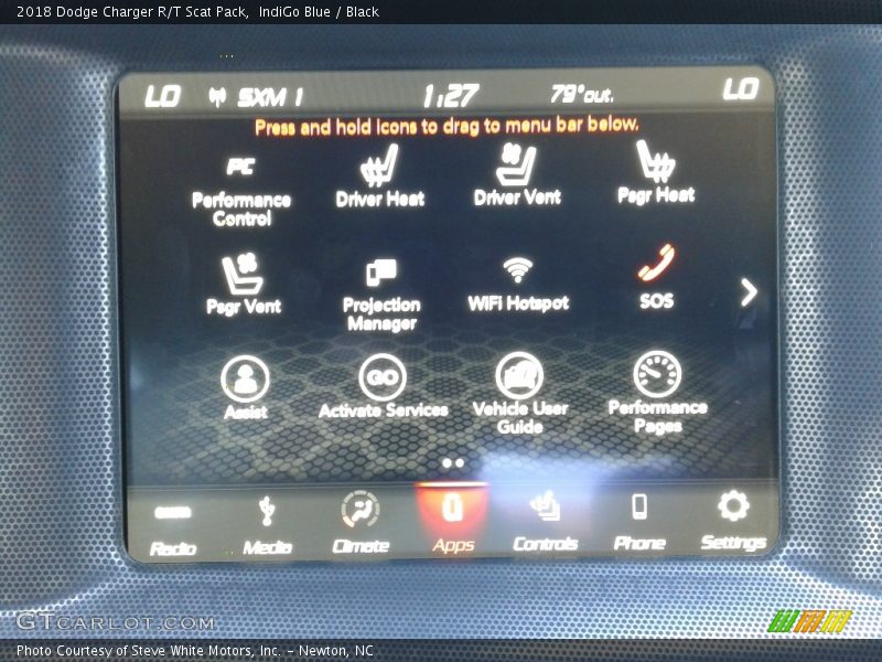 IndiGo Blue / Black 2018 Dodge Charger R/T Scat Pack