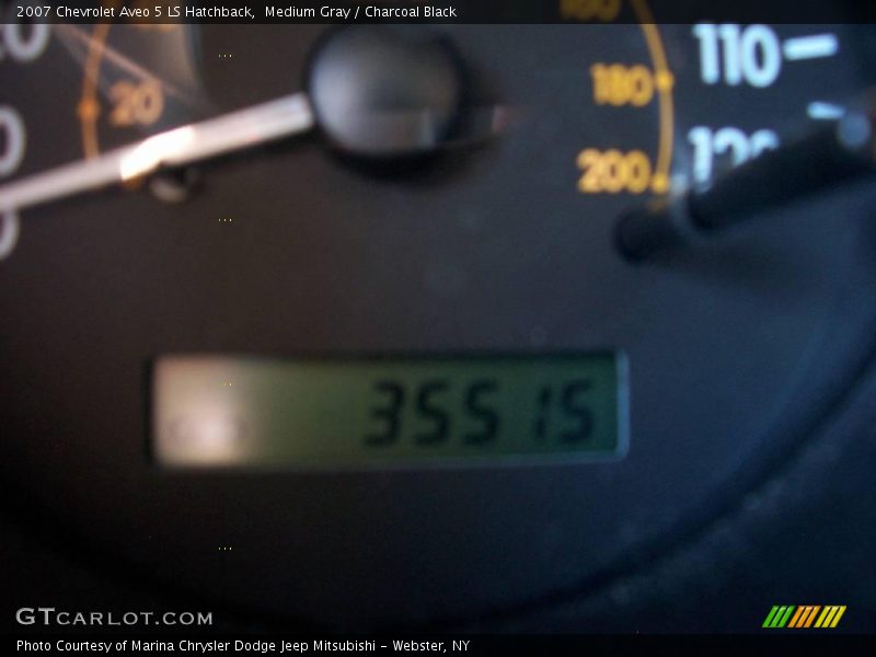 Medium Gray / Charcoal Black 2007 Chevrolet Aveo 5 LS Hatchback