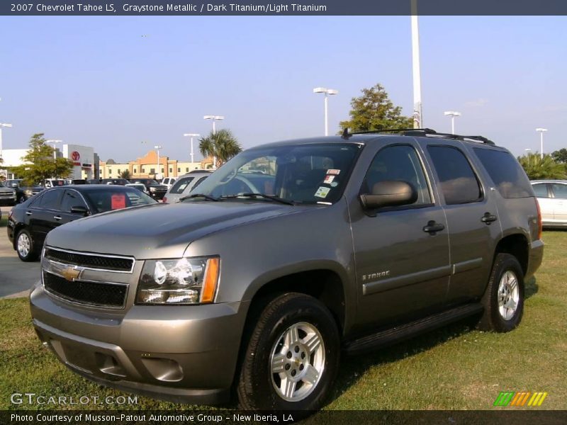 Graystone Metallic / Dark Titanium/Light Titanium 2007 Chevrolet Tahoe LS