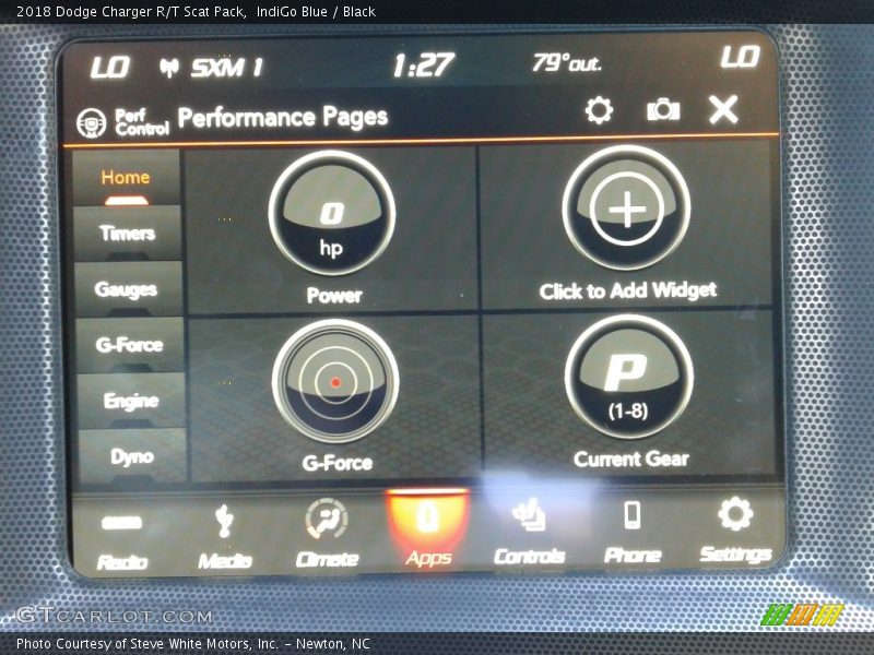 IndiGo Blue / Black 2018 Dodge Charger R/T Scat Pack