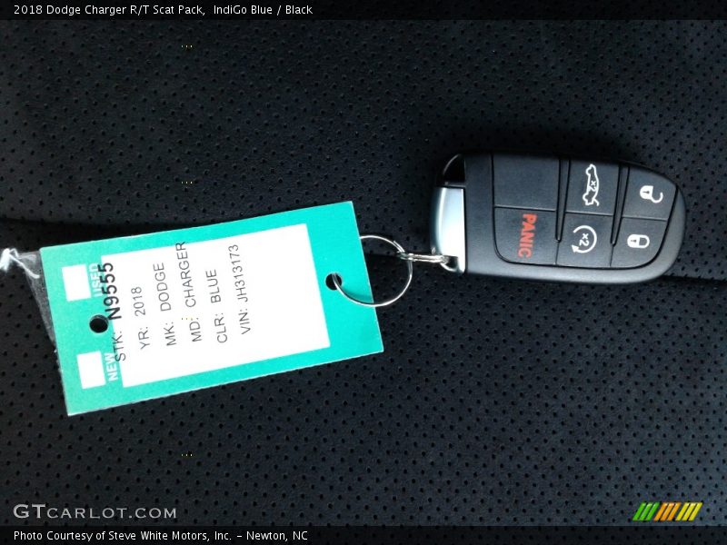 IndiGo Blue / Black 2018 Dodge Charger R/T Scat Pack