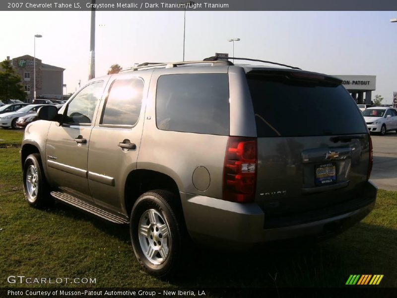Graystone Metallic / Dark Titanium/Light Titanium 2007 Chevrolet Tahoe LS