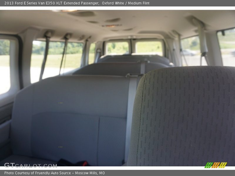 Oxford White / Medium Flint 2013 Ford E Series Van E350 XLT Extended Passenger