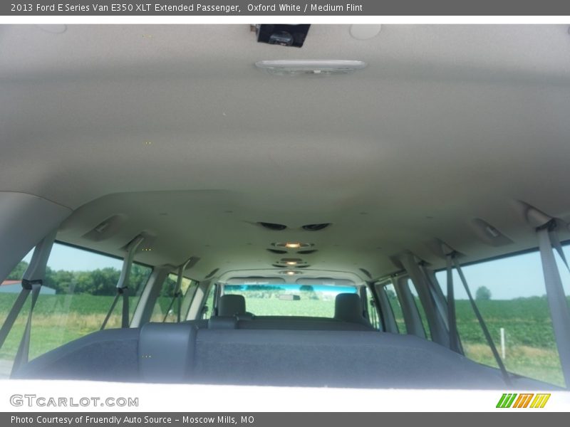 Oxford White / Medium Flint 2013 Ford E Series Van E350 XLT Extended Passenger