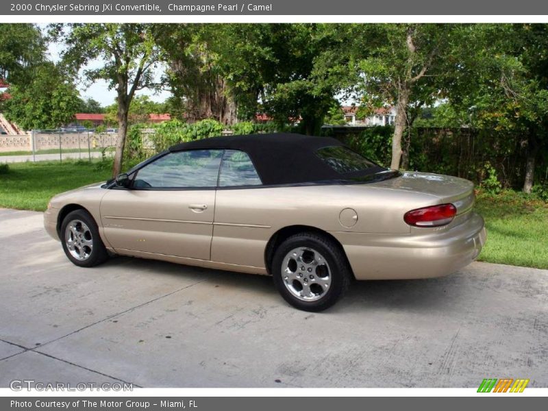Champagne Pearl / Camel 2000 Chrysler Sebring JXi Convertible