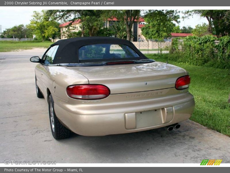 Champagne Pearl / Camel 2000 Chrysler Sebring JXi Convertible
