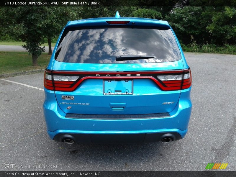 Surf Blue Pearl / Black 2018 Dodge Durango SRT AWD