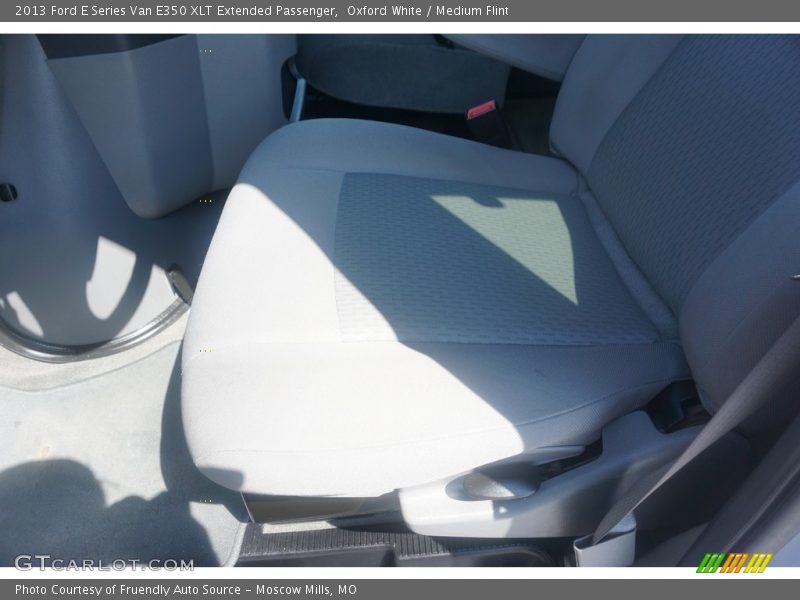 Oxford White / Medium Flint 2013 Ford E Series Van E350 XLT Extended Passenger