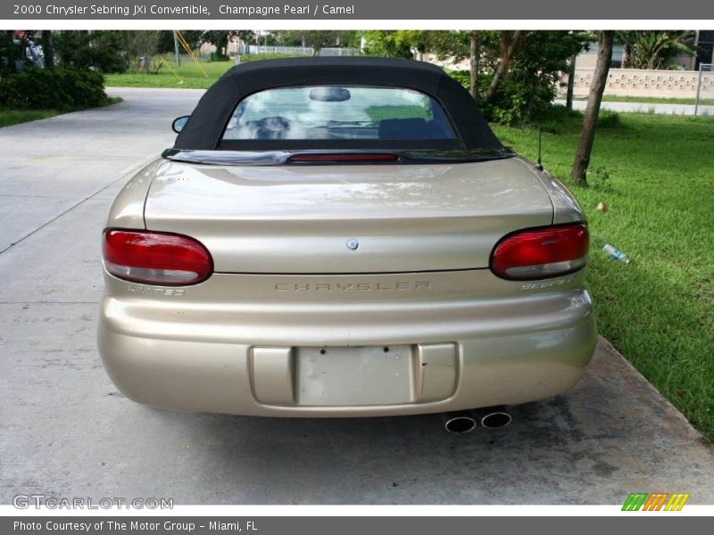 Champagne Pearl / Camel 2000 Chrysler Sebring JXi Convertible