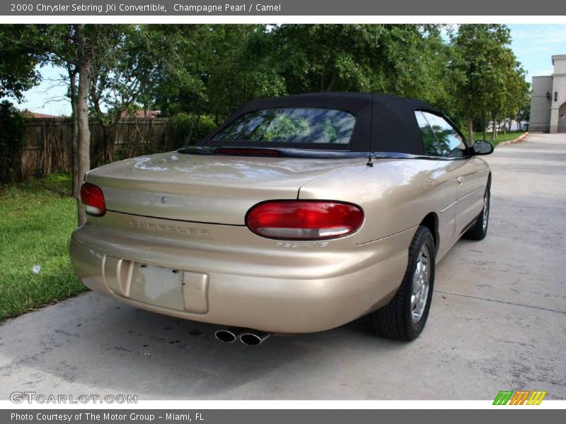 Champagne Pearl / Camel 2000 Chrysler Sebring JXi Convertible