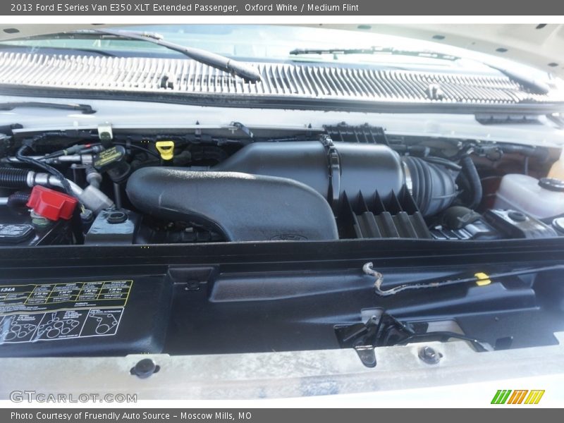 Oxford White / Medium Flint 2013 Ford E Series Van E350 XLT Extended Passenger