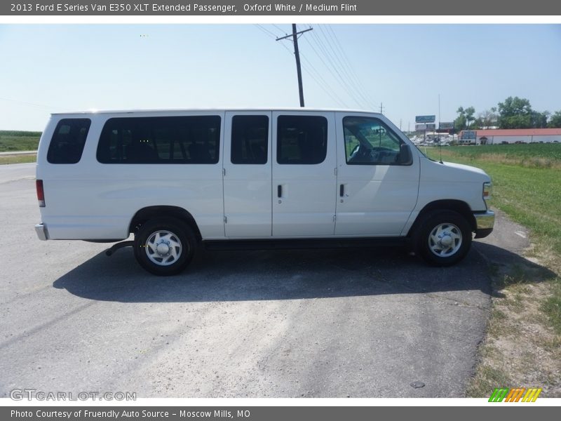 Oxford White / Medium Flint 2013 Ford E Series Van E350 XLT Extended Passenger
