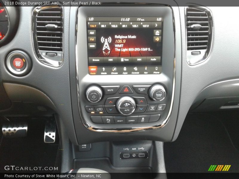 Controls of 2018 Durango SRT AWD