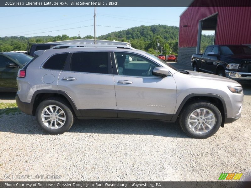 Billet Silver Metallic / Black 2019 Jeep Cherokee Latitude 4x4