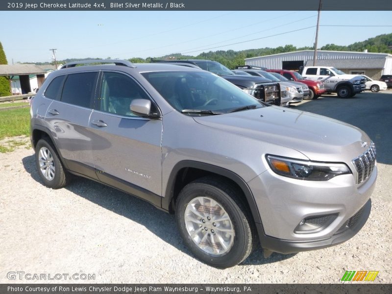 Billet Silver Metallic / Black 2019 Jeep Cherokee Latitude 4x4