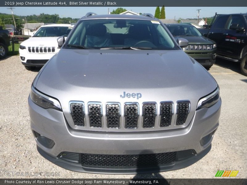 Billet Silver Metallic / Black 2019 Jeep Cherokee Latitude 4x4