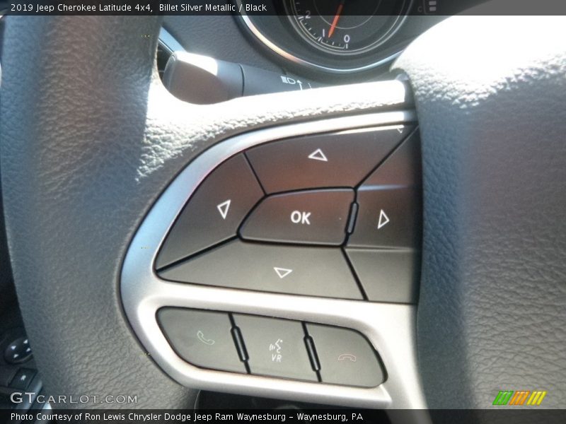 Billet Silver Metallic / Black 2019 Jeep Cherokee Latitude 4x4