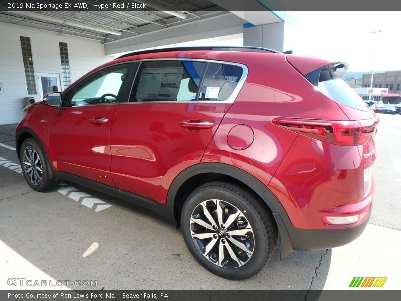 Hyper Red / Black 2019 Kia Sportage EX AWD