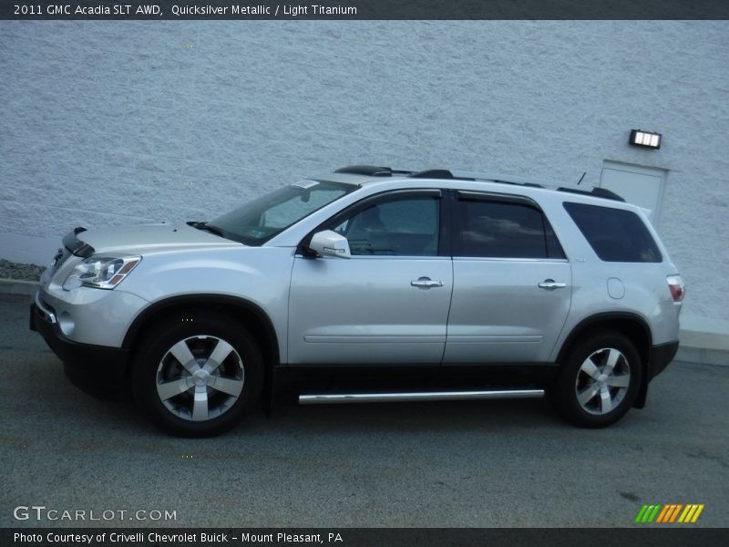 Quicksilver Metallic / Light Titanium 2011 GMC Acadia SLT AWD