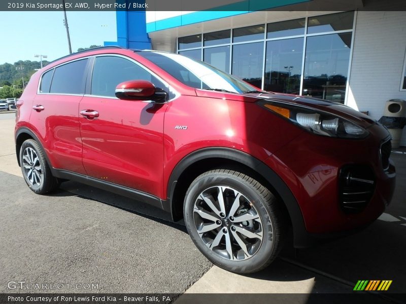 Hyper Red / Black 2019 Kia Sportage EX AWD