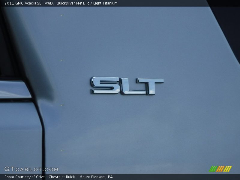 Quicksilver Metallic / Light Titanium 2011 GMC Acadia SLT AWD