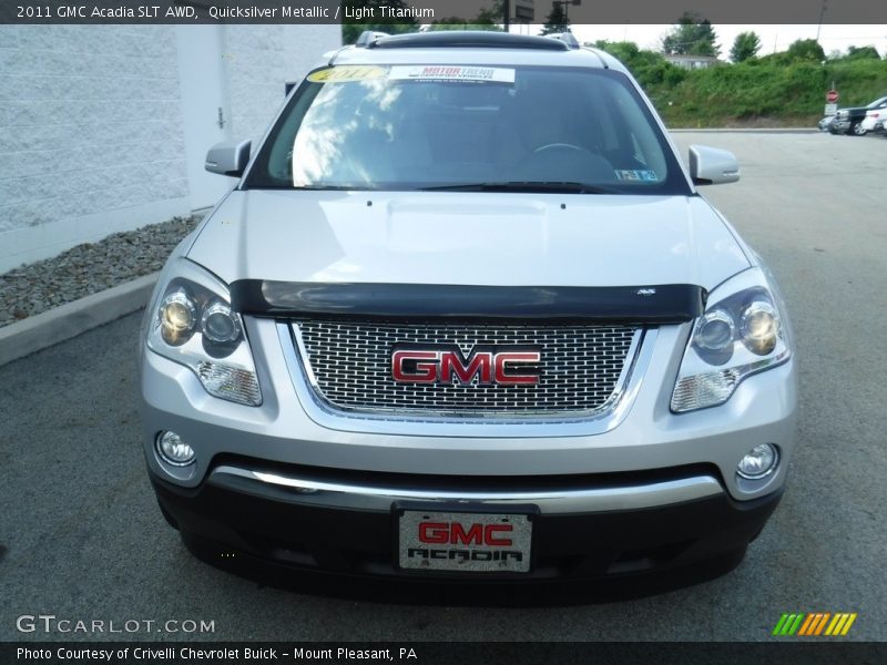 Quicksilver Metallic / Light Titanium 2011 GMC Acadia SLT AWD