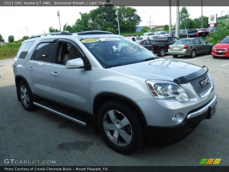 Quicksilver Metallic / Light Titanium 2011 GMC Acadia SLT AWD