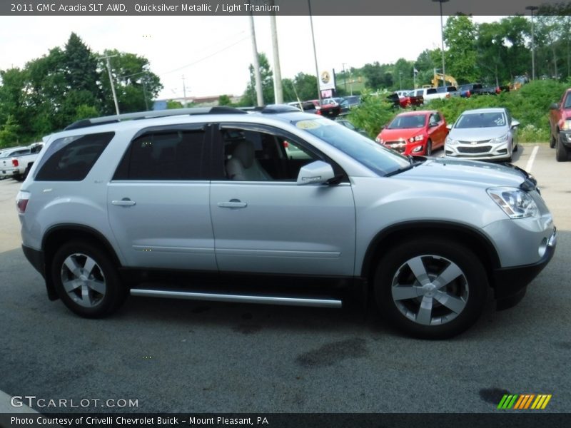 Quicksilver Metallic / Light Titanium 2011 GMC Acadia SLT AWD