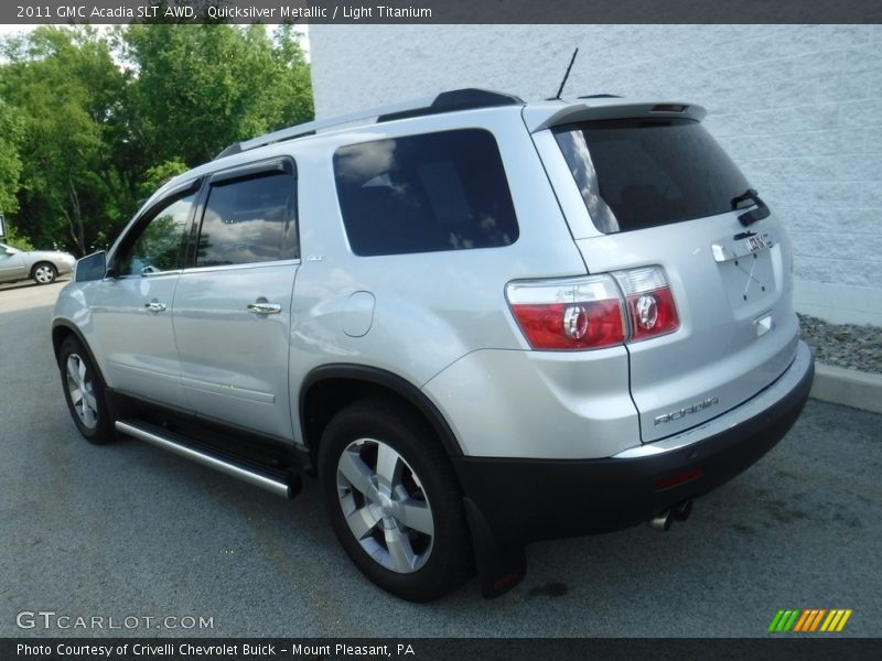 Quicksilver Metallic / Light Titanium 2011 GMC Acadia SLT AWD