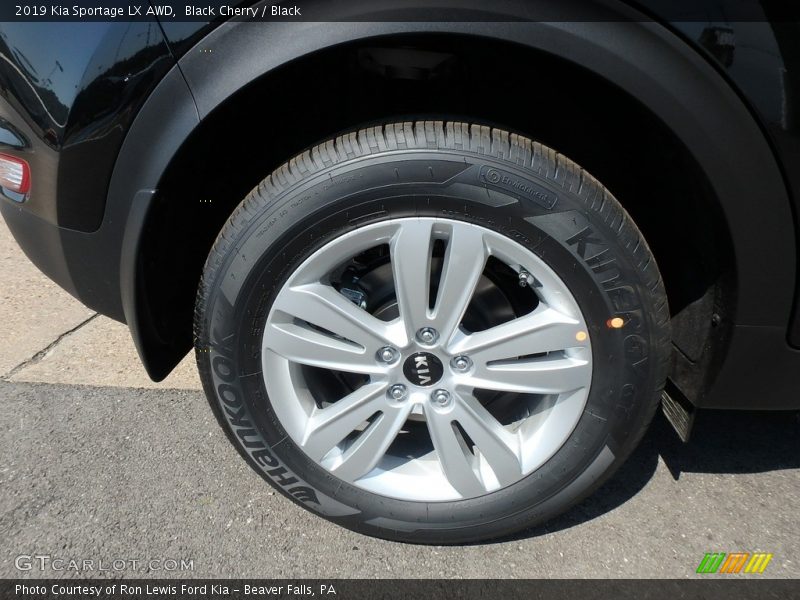 Black Cherry / Black 2019 Kia Sportage LX AWD