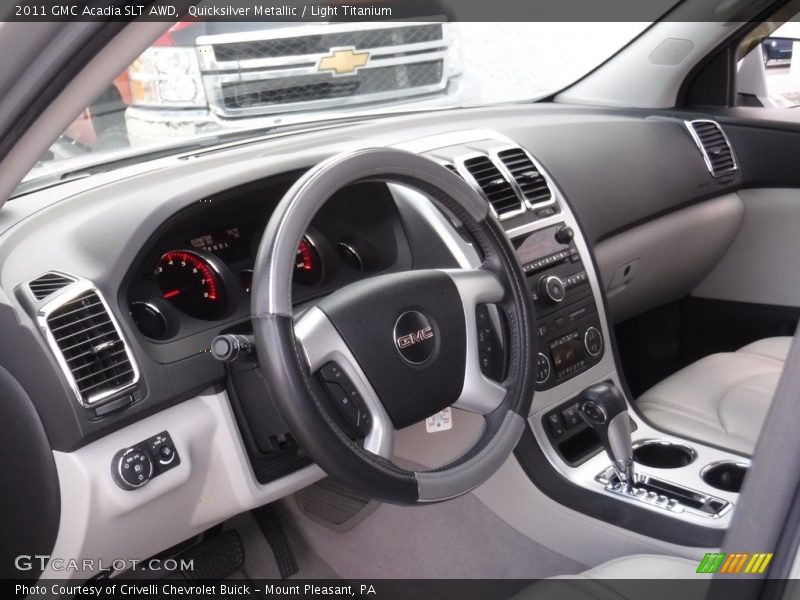 Quicksilver Metallic / Light Titanium 2011 GMC Acadia SLT AWD