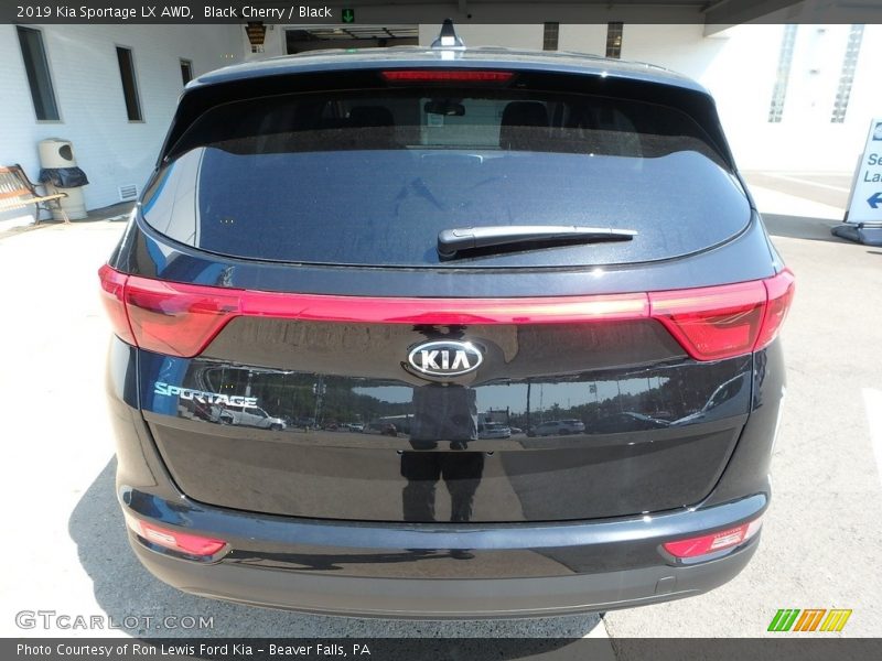Black Cherry / Black 2019 Kia Sportage LX AWD