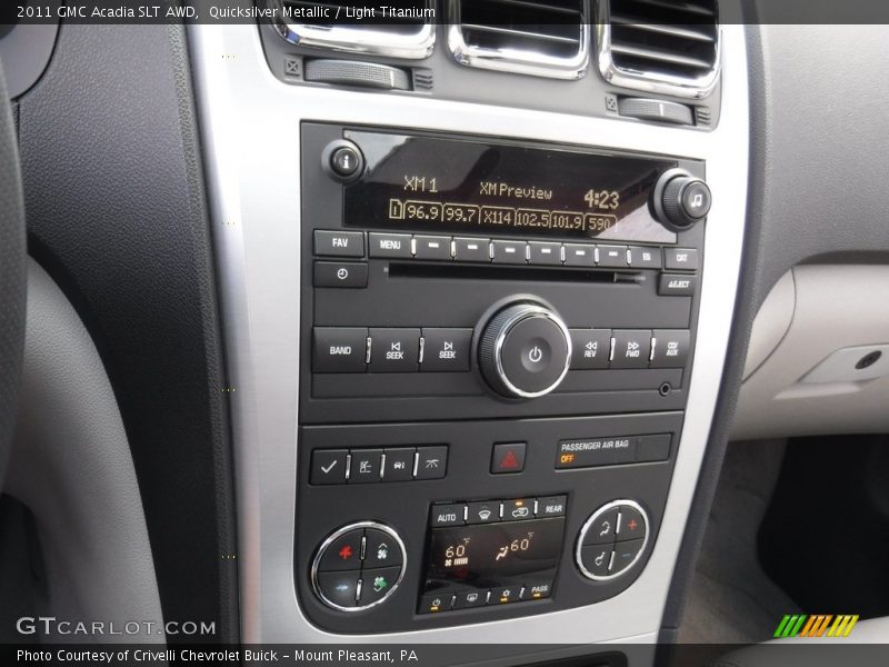 Quicksilver Metallic / Light Titanium 2011 GMC Acadia SLT AWD