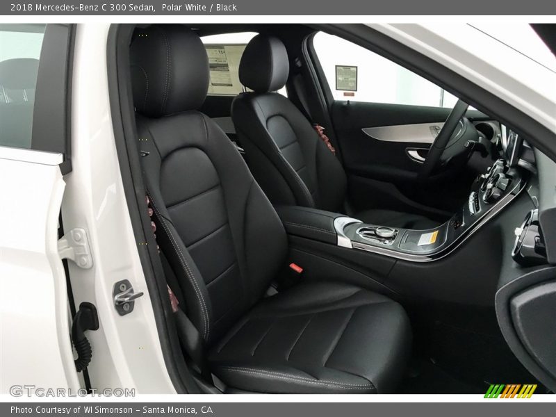 Polar White / Black 2018 Mercedes-Benz C 300 Sedan