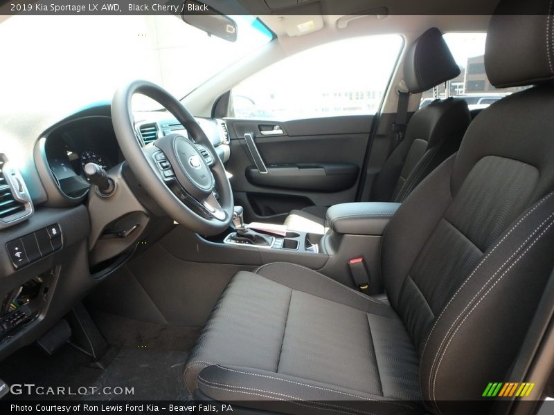 Black Cherry / Black 2019 Kia Sportage LX AWD