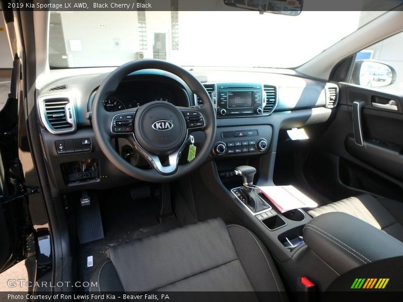 Black Cherry / Black 2019 Kia Sportage LX AWD
