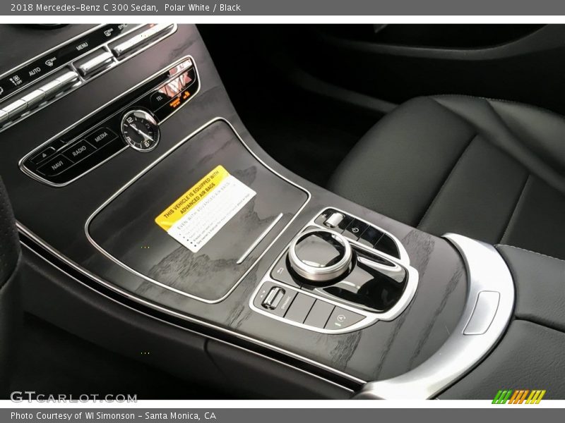 Polar White / Black 2018 Mercedes-Benz C 300 Sedan