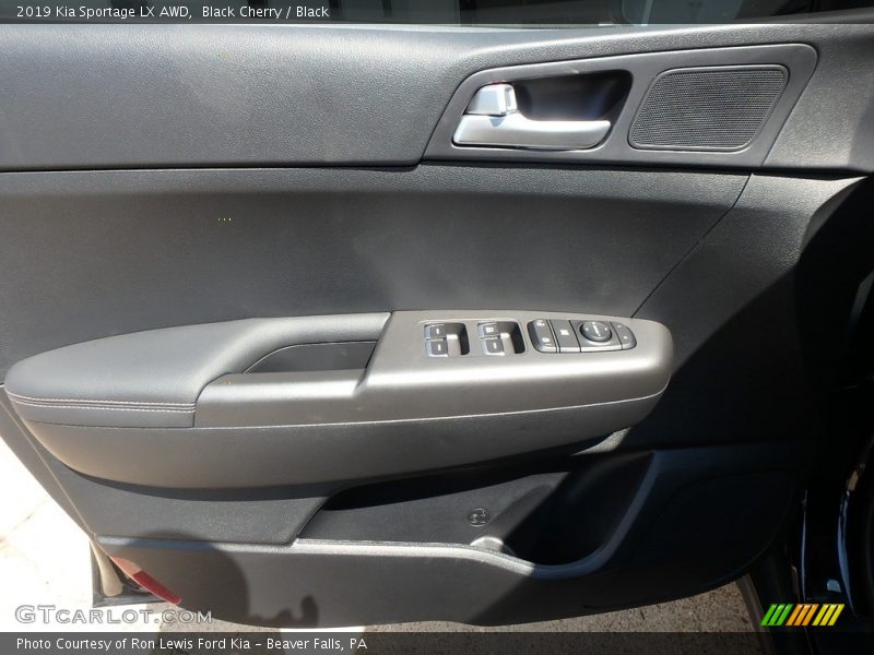 Black Cherry / Black 2019 Kia Sportage LX AWD