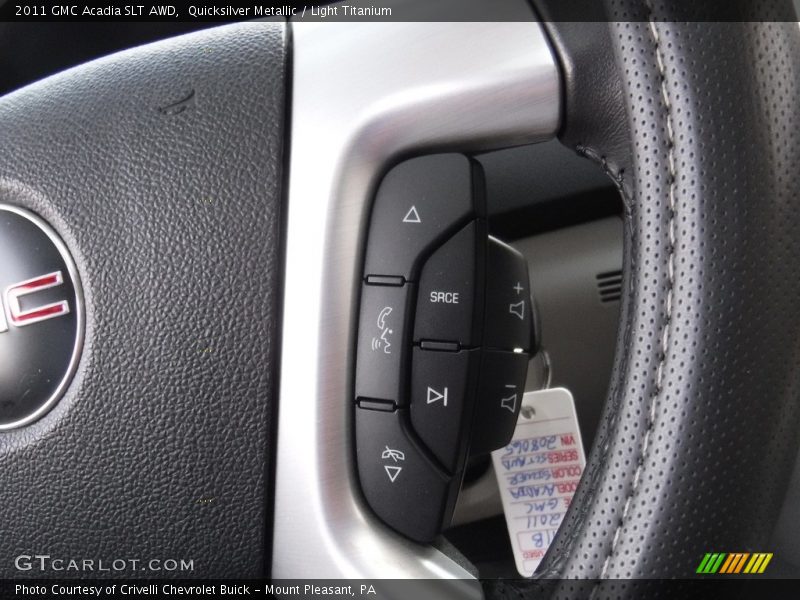 Quicksilver Metallic / Light Titanium 2011 GMC Acadia SLT AWD