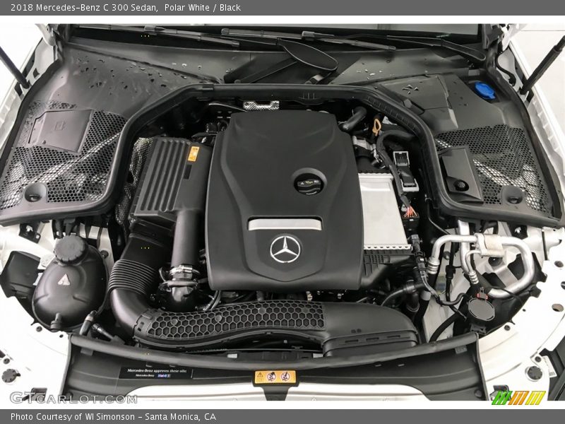 Polar White / Black 2018 Mercedes-Benz C 300 Sedan