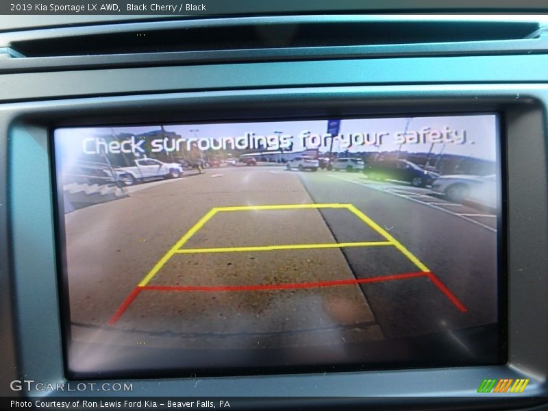 Black Cherry / Black 2019 Kia Sportage LX AWD